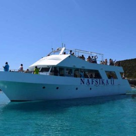 Brilliant Boat Tour to the Blue Lagoon in the Akamas Peninsula | Nafsika II